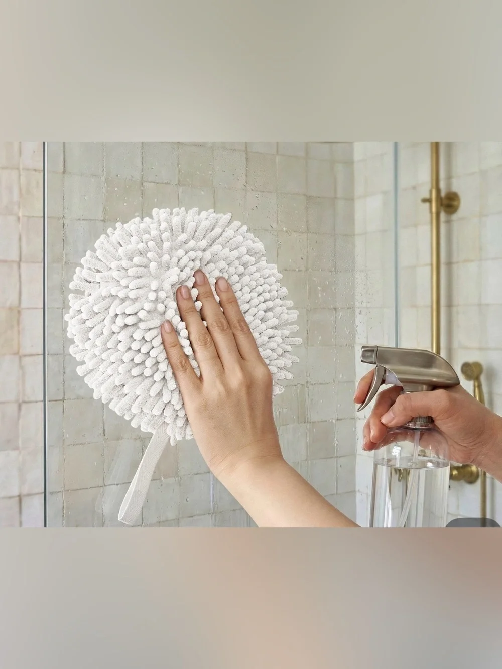 Multipurpose Noodle Microfiber Hand Towel - White (Set of 3)